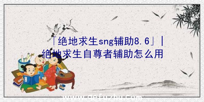 「绝地求生sng辅助8.6」|绝地求生自尊者辅助怎么用